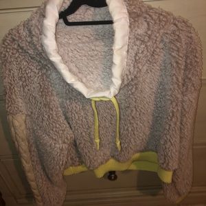 Free People knit fuzzy sweater- size small